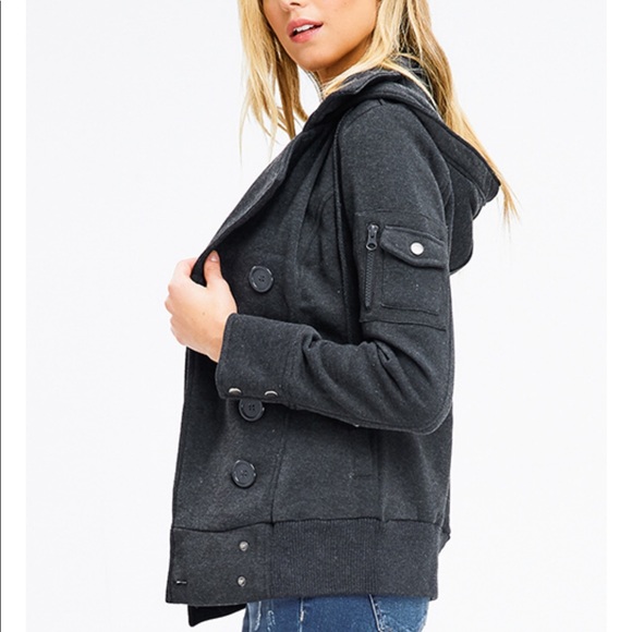 Women’s Gray double breasted jacket - Picture 2 of 8